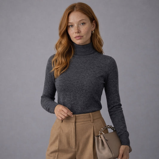 Zarelle | Refined Turtleneck Top
