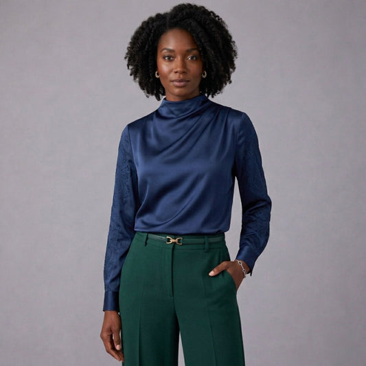 Vaelisse | Structured Long Sleeve Top